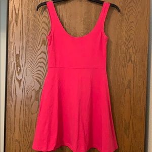 Hot Pink Mini/Skater Dress